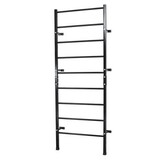 Træningsgymnastikstige 235x87 cm med trækskinne og vægtbænk