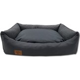 Hundsbädd antracit 100x70 cm - tvättbar hundkudde - vattentät hundbädd