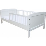 Toddler Bed - White - 140x70cm - incl. slatted bed base