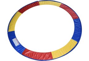 Trampolin kant multi-farvet 305 cm diameter regnbue