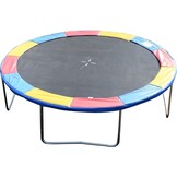Trampolin kant multifyrgad 305 cm diameter regnbåge