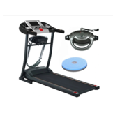 Treadmill fitness - foldable - with massage & ab-twister - with heart rate measurement