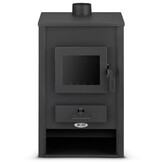 CV Brændeovn - stål - fritstående - 22kw