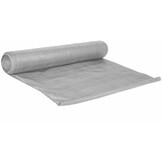 Privacy net - shade net roll - 90 percent - 1.5 x 50 m - screen mesh sun - privacy net - gray - incl. mounting set - garden