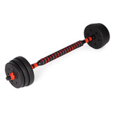 Adjustable dumbbells - 40kg - 16 weights - dumbbell holders & barbell