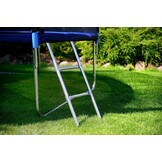 Trampoline - blue - 435 cm - with net and ladder - up to 180 KG