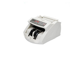 Money counting machine - up to 300 bills - 28.9x25.5x18 cm - white