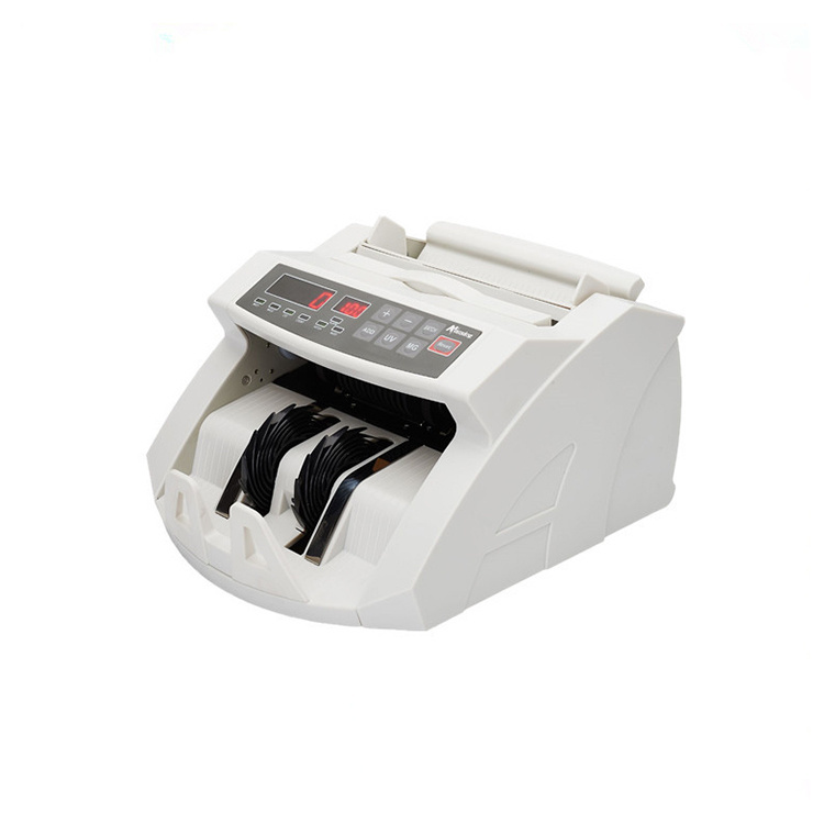 Money counting machine - up to 300 bills - 28.9x25.5x18 cm - white