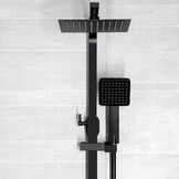 Rain shower - Mixer tap set complete - Matte black