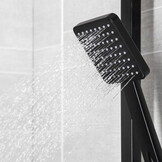 Rain shower - Mixer tap set complete - Matte black