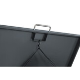 Containerram - 2 containrar - 132x80x116 cm - antracit trä