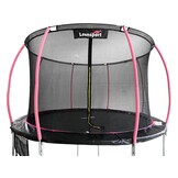 Trampoline - 244 cm - pink black - safety net - up to 100kg