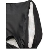 XXL Dog Bed made of black artificial leather - dog cushion dog sofa cat bed dog basket - waterproof