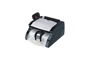 Valutamaskine - op til 200 sedler - 28x24,5x18,8cm - sort hvid