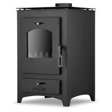 CV Vedspis - stål - fristående - 26kw