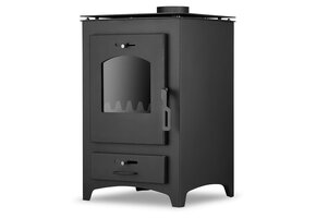 CV Brændeovn - stål - fritstående - 26kw