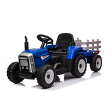 Electric remote-controlled tractor with trailer and remote control
