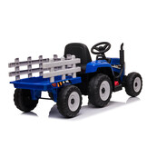 Electric remote-controlled tractor with trailer and remote control