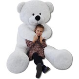 Giant Teddy Bear 2.2 meters White 220 cm XXL