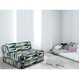 Folding Mattress - Washable Cover - 200cm x 90cm x 15cm - Modern