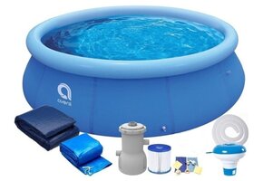 Avenli - pool med pumpe - 244 x 63 cm - komplet