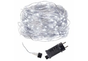 Julbelysning 400 LED - kallt vitt - 50 m