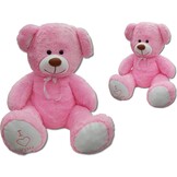 Stor rosa gosedjursbjörn teddybjörn Jag älskar dig 160 cm
