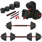 Barbell set - adjustable dumbbells - weight set - 40 kg