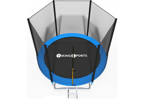 Trampolin 252 cm - med sikkerhedsnet og stige