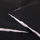 Wigwam tipitält lekstuga - 4 delar 100% bomull Svart / vit