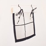 Wigwam teepee tent play tent - 4 pieces 100% cotton Black / white