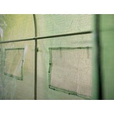 Grøn have drivhus af PE-folie og metal 200x300 cm hobbydrivhus 6m2 overflade