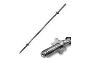 Straight barbell 180 cm – with screw collars - up to 150 kg