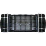Aerobic step - black grey - 3 positions - 67x28 cm