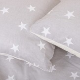 Tipitelt til børn Wigwam - beige med grå - 100% bomuld - 160x120x100 cm - inklusive 2 puder