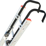 Nockkrok - takkrok för stegar - 50x22 cm - svart