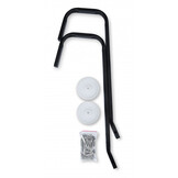 Ridge hook - roof hook for ladders - 50x22 cm - black