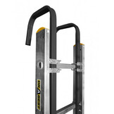 Ridge hook - roof hook for ladders - 50x22 cm - black