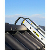 Ridge hook - roof hook for ladders - 50x22 cm - black