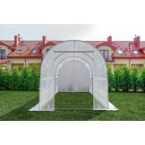 Greenhouse 3x2x2 meters - white - with 6 mosquito net windows - 6m2