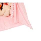 Tipi tent - play tent with floor mat and cushions - pink