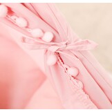 Tipi telt - legetelt med gulvmåtte og puder - lyserød