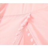 Tipi tent - play tent with floor mat and cushions - pink
