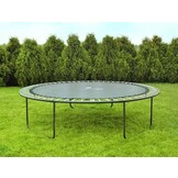 Trampoline - 244 cm - with net and ladder - up to 50 kg - black