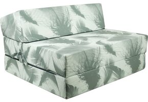 Foldbar madras - Vaskbart betræk - 200cm x 90cm x 15cm - Økologisk