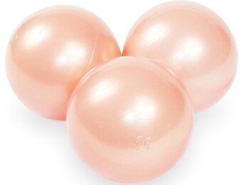 Gyngedyr kugler lyserød-guld (70mm) 1000 stk.