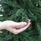 kunstig juletræ - falsk juletræ - 150 cm - plastikfod - grøn