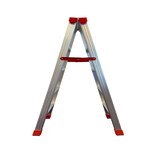 Stige - husstandsstige - trappestige - dobbeltsidet - 2x 5 trin