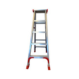 Ladder - household ladder - stepladder - double-sided - 2x 5 steps