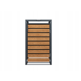 Containerram - 1 container - 68x80x116cm - antracit trä